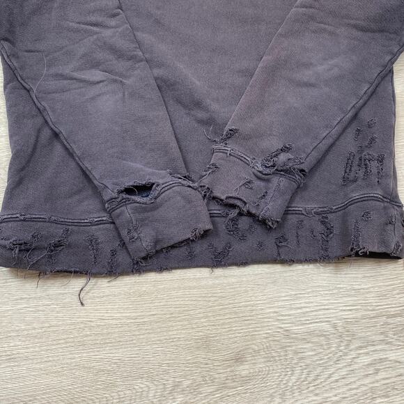 Mother The Square Crewneck Sweatshirt in Rough and Tumble Women's S - Picture 10 of 11